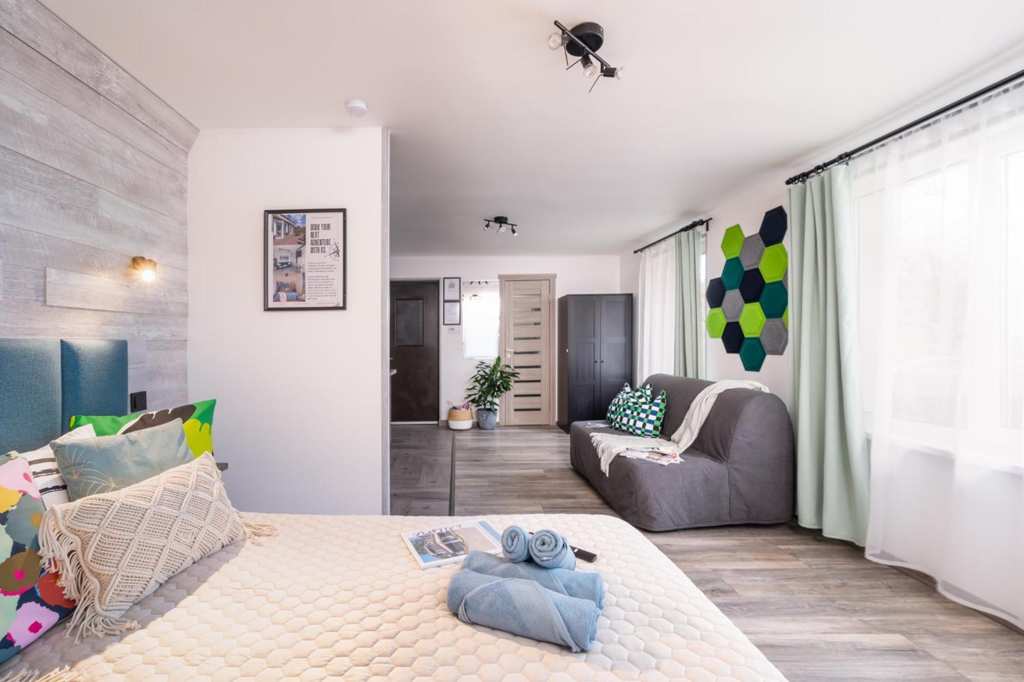 Green Garden & Private Parking Apartments With Playground Riga Esterno foto
